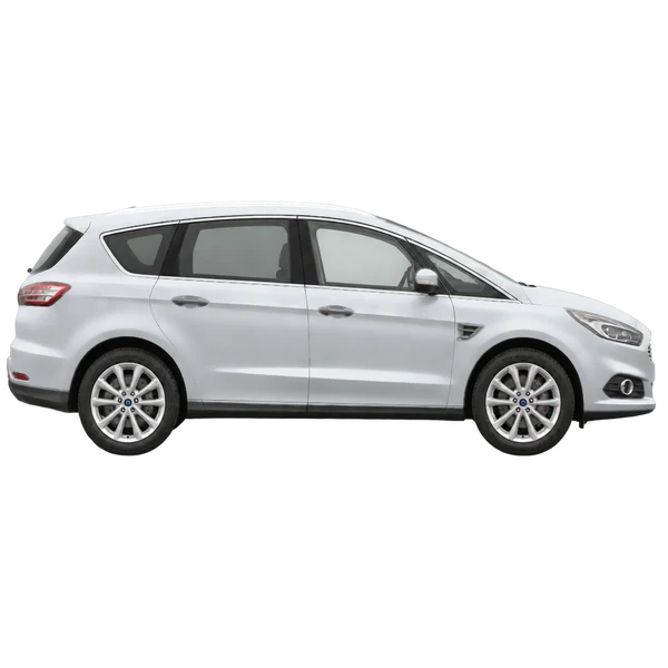 2018 Ford S-Max in Silber, Ansicht: Seite (nach rechts gewandt)