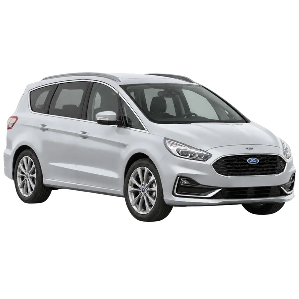 Ford S-Max 2022 argent, vue trois-quarts avant (orienté vers la droite)