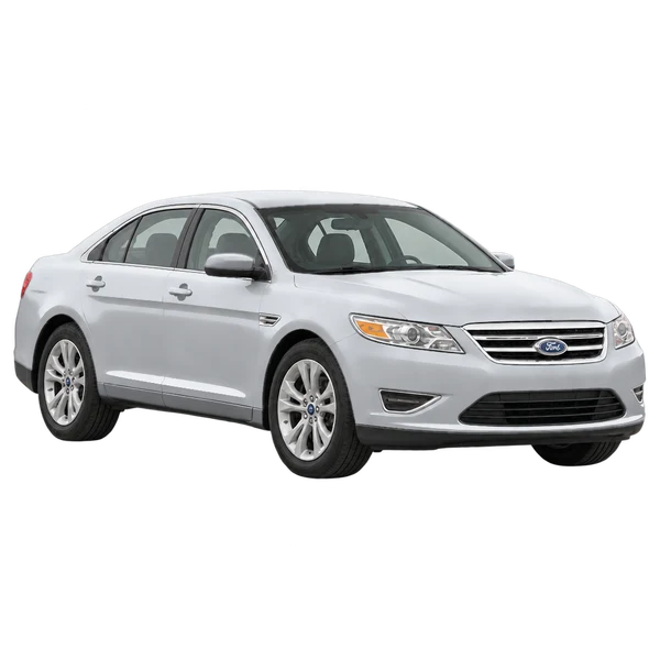 2012 Ford Taurus in Silber, Ansicht: Dreiviertelansicht vorne (nach rechts)