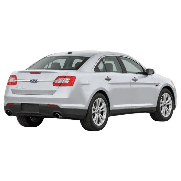 Ford Taurus 2015 argent, vue trois-quarts arrière (tourné vers la droite)