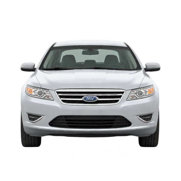 シルバーの2018 Ford Taurus(正面ビュー)