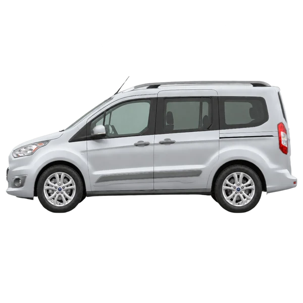 Ford Tourneo 2017 argent, vue côté (vers la gauche)