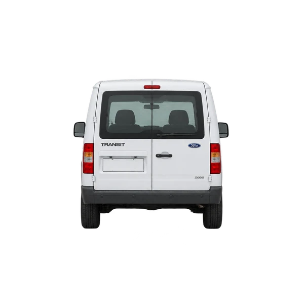 2006 Ford Transit in weiß, Ansicht: Heck