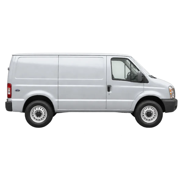 2010 Ford Transit in Silber, Ansicht: Seite (nach rechts gewandt)
