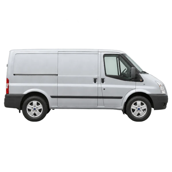 2011 Ford Transit in Silber, Ansicht: Seite (nach rechts gewandt)