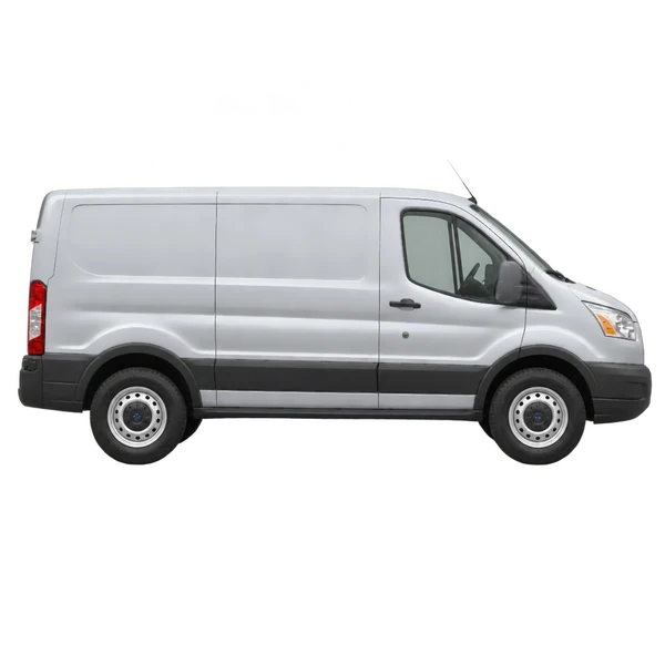 2012 Ford Transit in Silber, Ansicht: Seite (nach rechts gewandt)