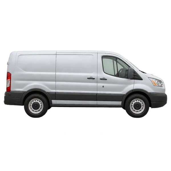 2014 Ford Transit in Silber, Ansicht: Seite (nach rechts gewandt)