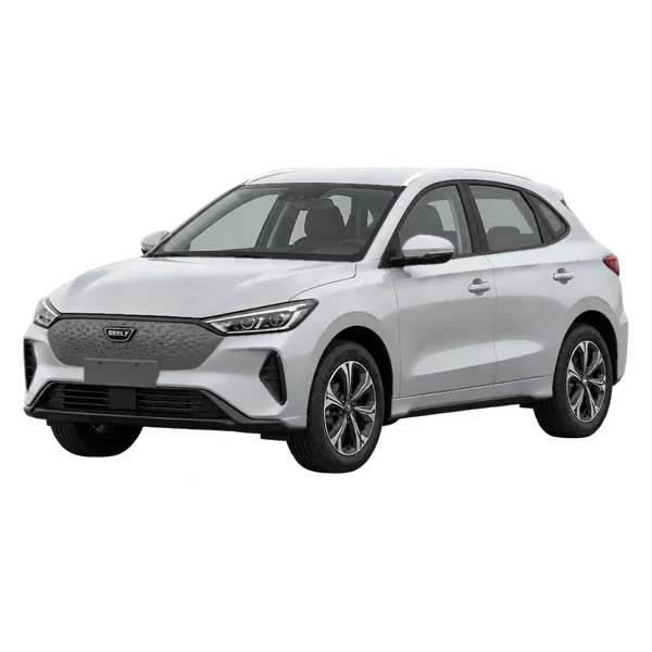 2026 GEELY E2 — Front three-quarter (facing left), silver