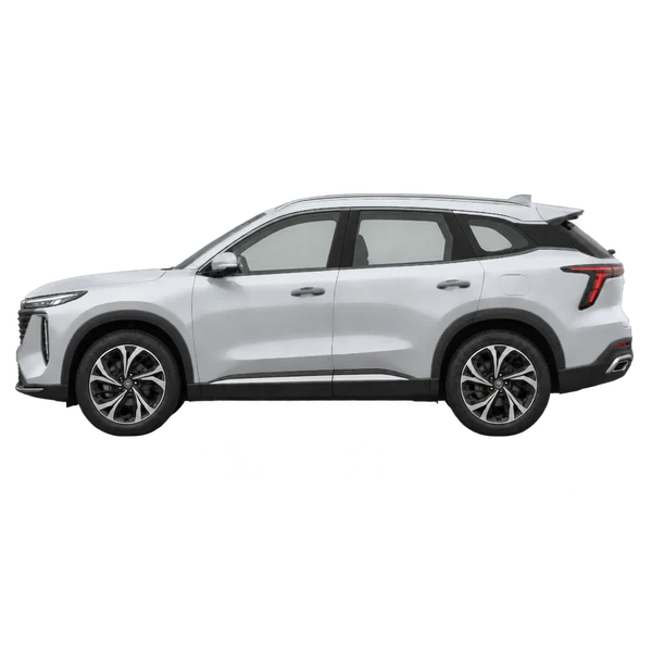 Geely Starray EM-I 2026 prata, vista lateral (voltada para a esquerda)