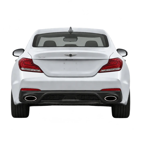 Genesis G70 2021 argent, vue arrière