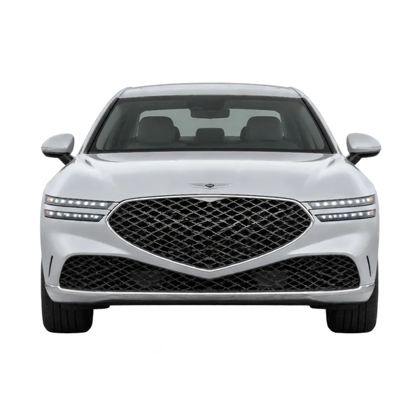 Genesis G90 2023 prata, vista frente