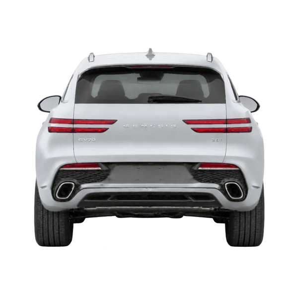 Genesis GV70 2022 prata, vista traseira