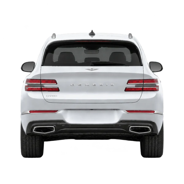 Genesis GV80 2023 prata, vista traseira