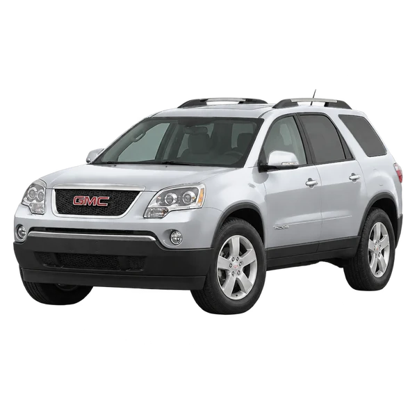 2007 GMC Acadia in Silber, Ansicht: Dreiviertelansicht vorne (nach links gerichtet)