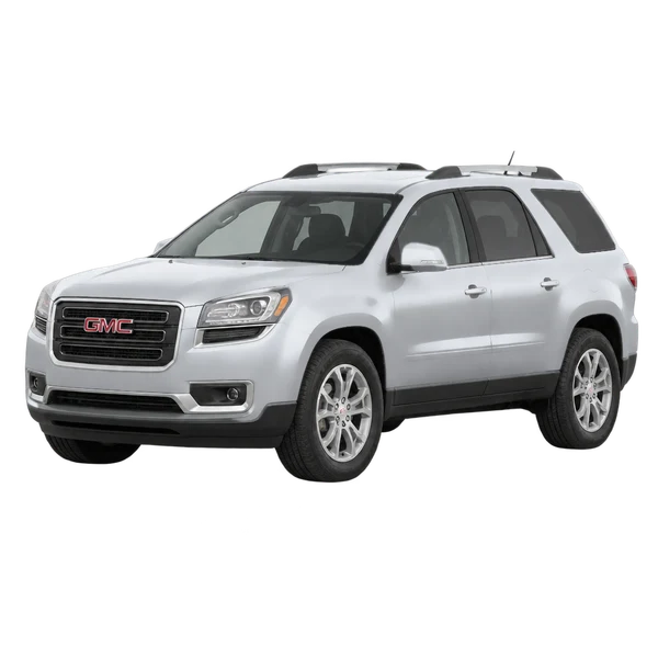2014 GMC Acadia in Silber, Ansicht: Dreiviertelansicht vorne (nach links gerichtet)