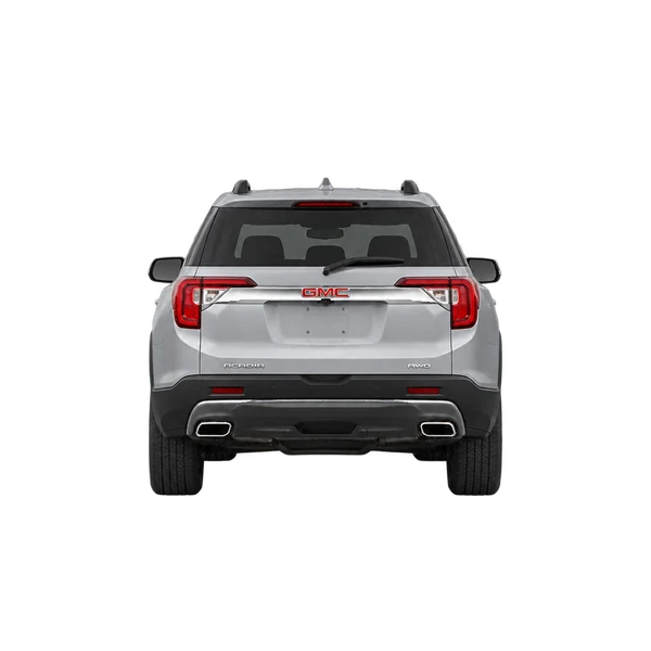 GMC Acadia 2023 en plateado, vista trasera