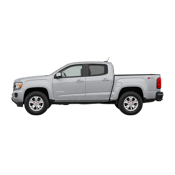 2019 GMC Canyon in Silber, Ansicht: Seite (nach links gerichtet)