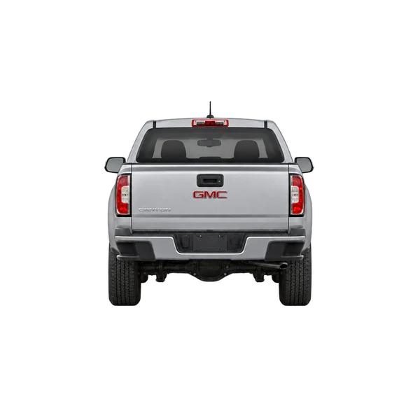 GMC Canyon 2020 باللون فضي، منظر من الخلف