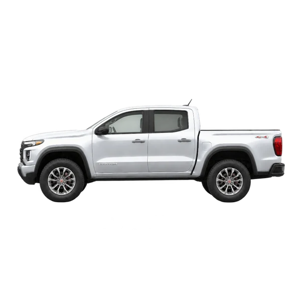 2026 GMC Canyon in Silber, Ansicht: Seite (nach links gerichtet)