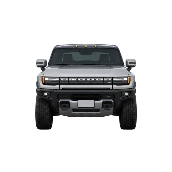 GMC Hummer EV Pickup 2023 argent, vue avant
