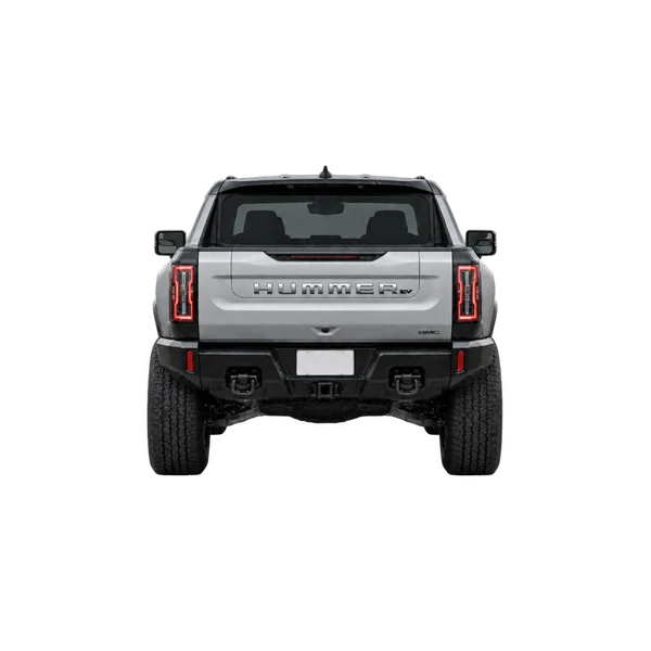 GMC Hummer EV Pickup 2024 argent, vue arrière