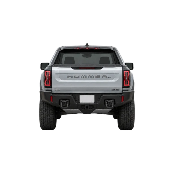 GMC Hummer EV Pickup 2026 argent, vue arrière