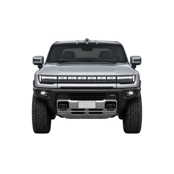 GMC Hummer EV Pickup 2027 argent, vue avant