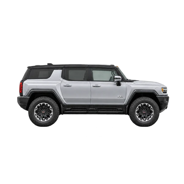 2025 GMC Hummer EV SUV in Silber, Ansicht: Seite (nach rechts gewandt)