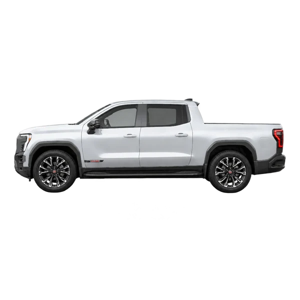 2025 GMC Sierra EV in Silber, Ansicht: Seite (nach links gerichtet)