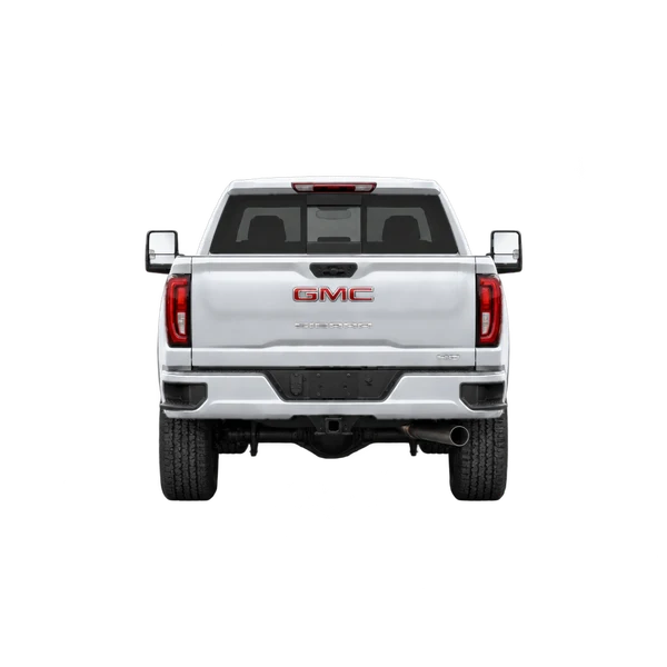 2023 GMC Sierra HD in Silber, Ansicht: Heck