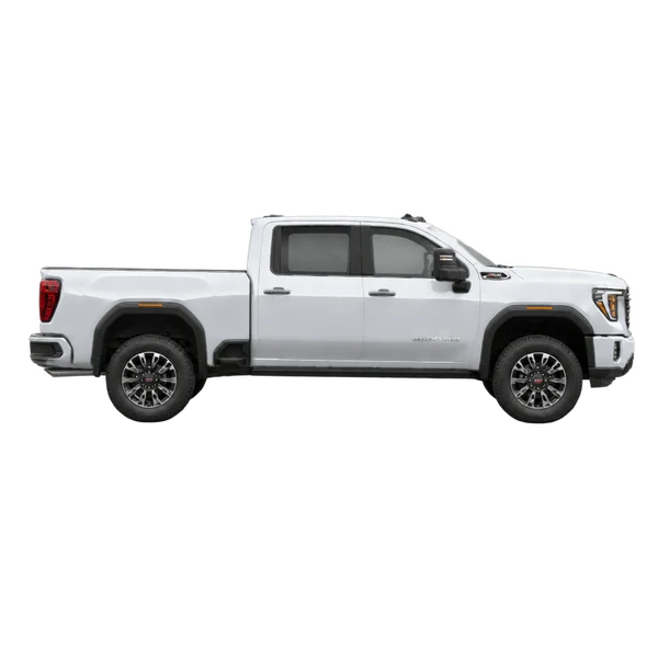 2024 GMC Sierra HD in Silber, Ansicht: Seite (nach rechts gewandt)