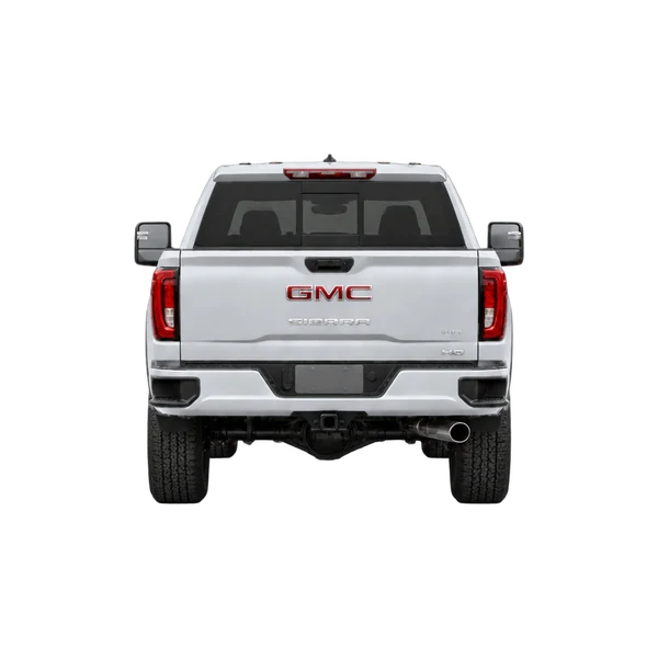 2025 GMC Sierra HD in Silber, Ansicht: Heck