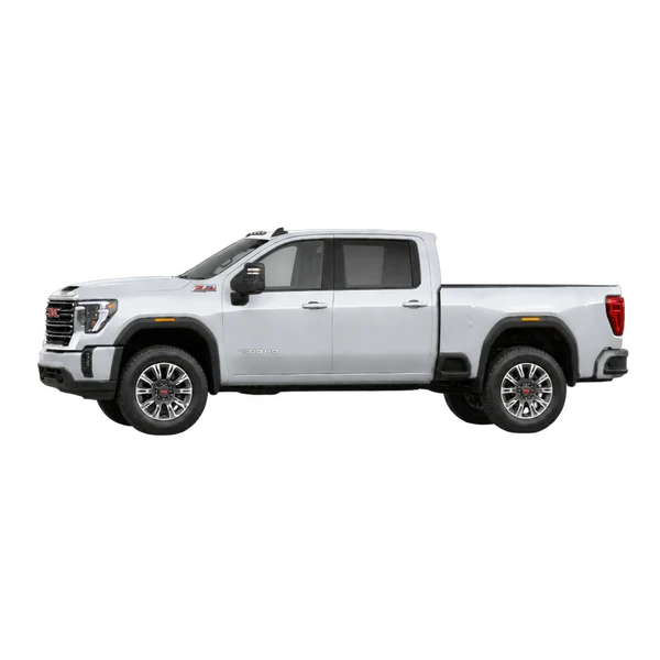 2026 GMC Sierra HD in Silber, Ansicht: Seite (nach links gerichtet)