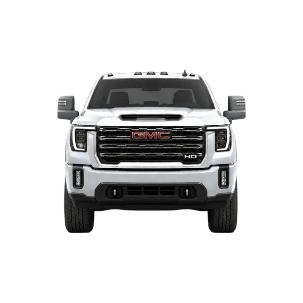 2027 GMC Sierra HD in Silber, Ansicht: Front