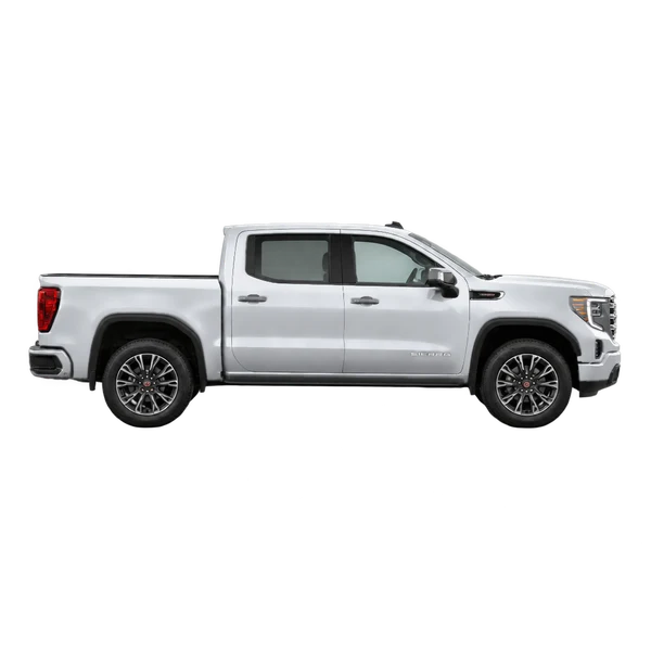 GMC Sierra Limited 2026 argent, vue profil (tourné vers la droite)