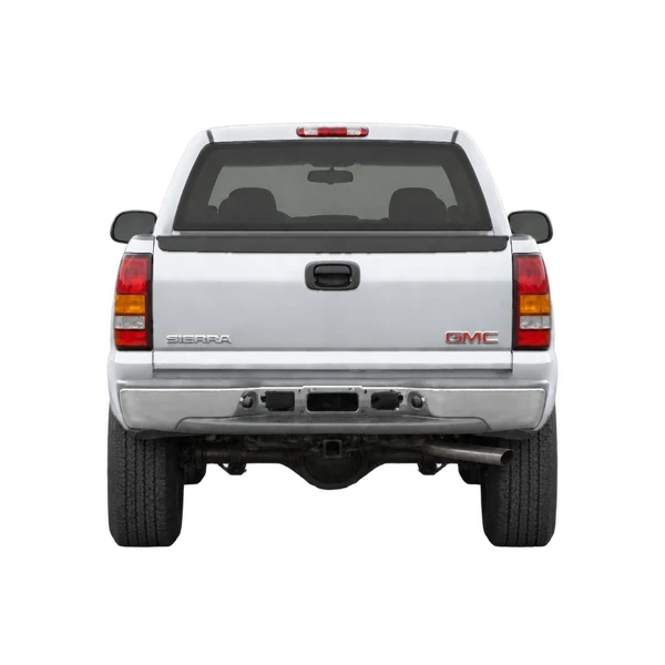 2007 GMC Sierra in Silber, Ansicht: Heck
