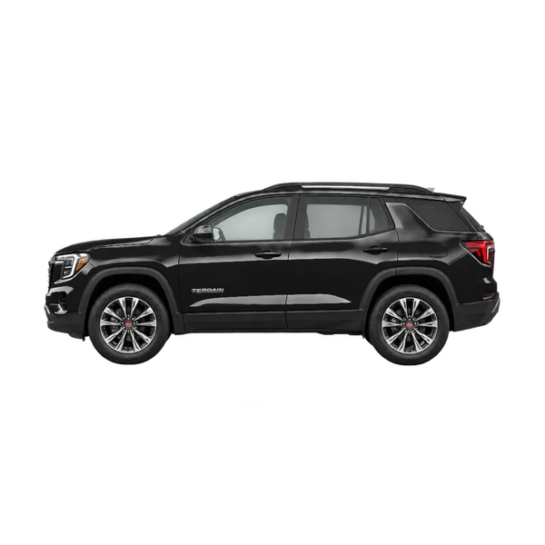 2025 GMC Terrain in schwarz, Ansicht: Seite (nach links gerichtet)