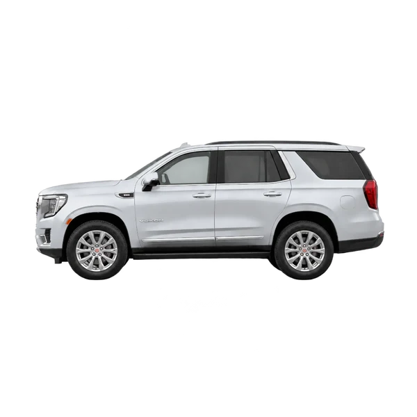 2021 GMC Yukon in Silber, Ansicht: Seite (nach links gerichtet)