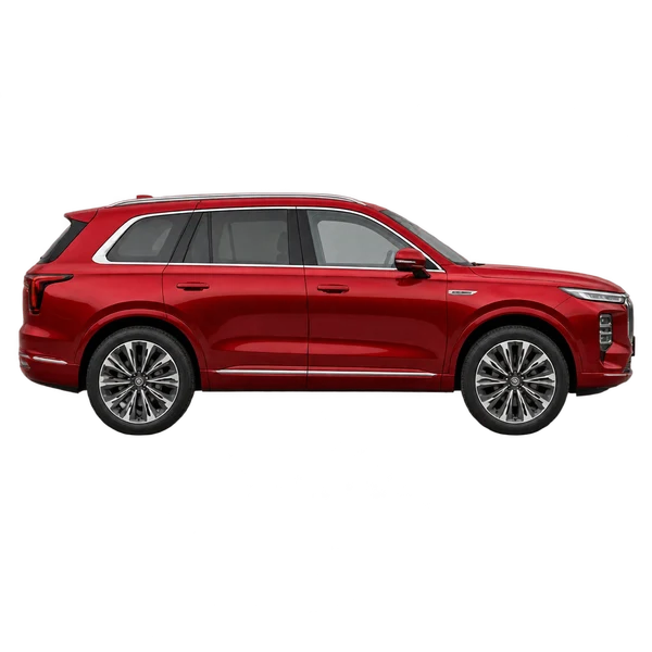 Great Wall WEY G9 2026 rouge, vue profil (tourné vers la droite)
