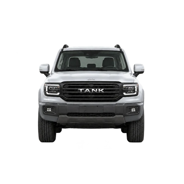 GWM Tank 2026 en plateado, vista frontal