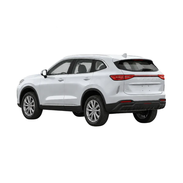 Haval H6 2021 argent, vue trois-quarts arrière (orienté vers la gauche)