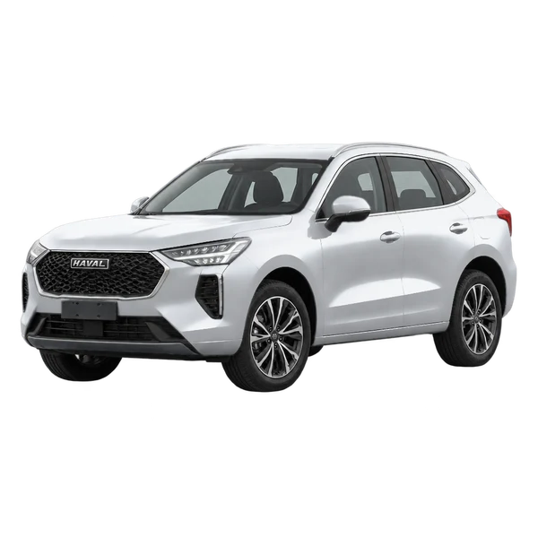 シルバーの2026 Haval Jolion(フロントスリークォーター(左向き)ビュー)