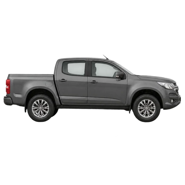グレーの2021 Holden Colorado(側面(右向き)ビュー)