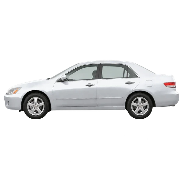 silver 2005 Honda Accord side (facing left) view