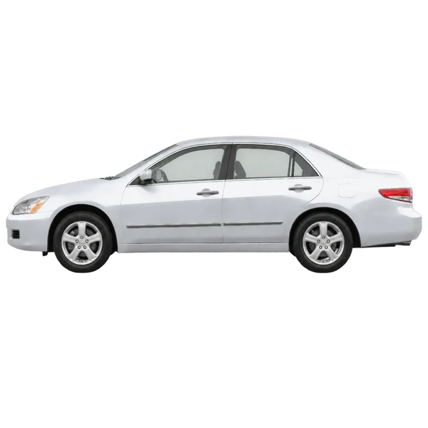 2007 Honda Accord in Silber, Ansicht: Seite (nach links gerichtet)