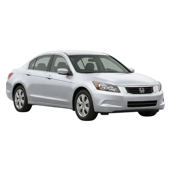 Honda Accord 2012 باللون فضي، منظر منظر أمامي بزاوية ثلاثة أرباع (متجه لليسار)