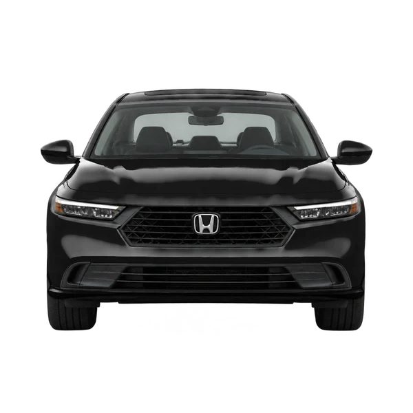 Honda Accord 2023 preto, vista frente