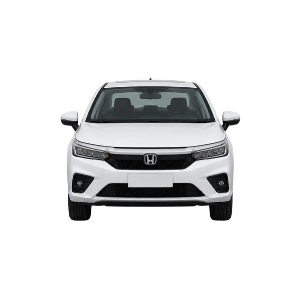 2026 Honda City in weiß, Ansicht: Front