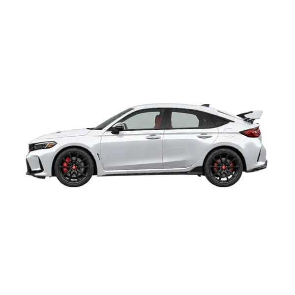 2025 Honda Civic Type R in Silber, Ansicht: Seite (nach links gerichtet)