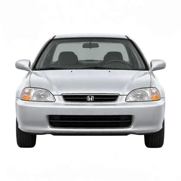 1998 Honda Civic in Silber, Ansicht: Front